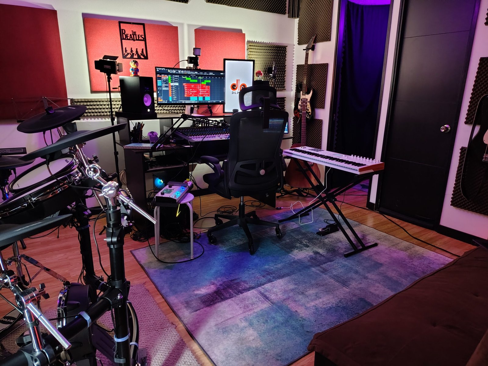 Interior del estudio DLP